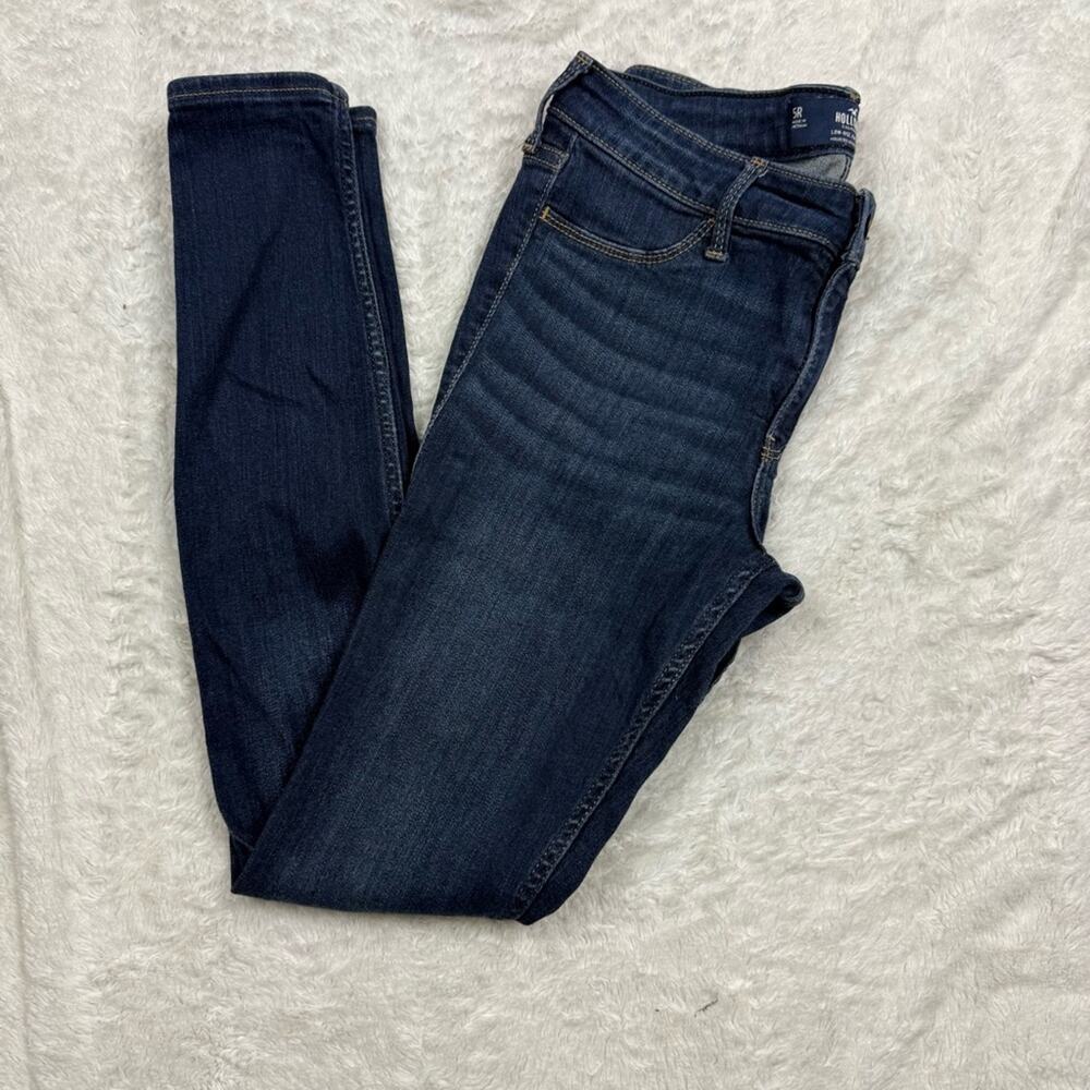 Hollister Women's Dark Indigo Skinny Jeans
